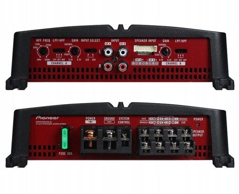 Pioneer GM-A4704 car amplifier 4-channel max power 520W Manufacturer code GM-A4704