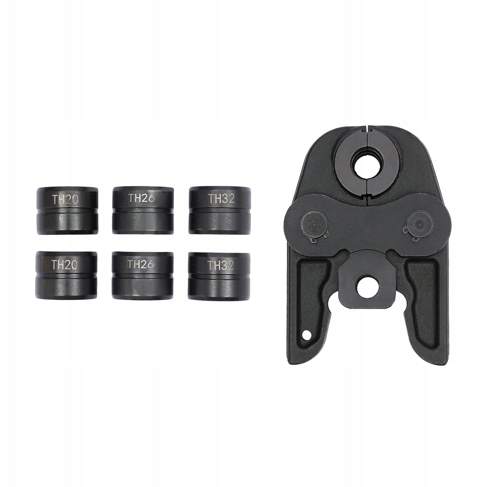 Pipe Crimper, Clamp jaws with Interchangeable Jaws, TH 16/20/26/32mm