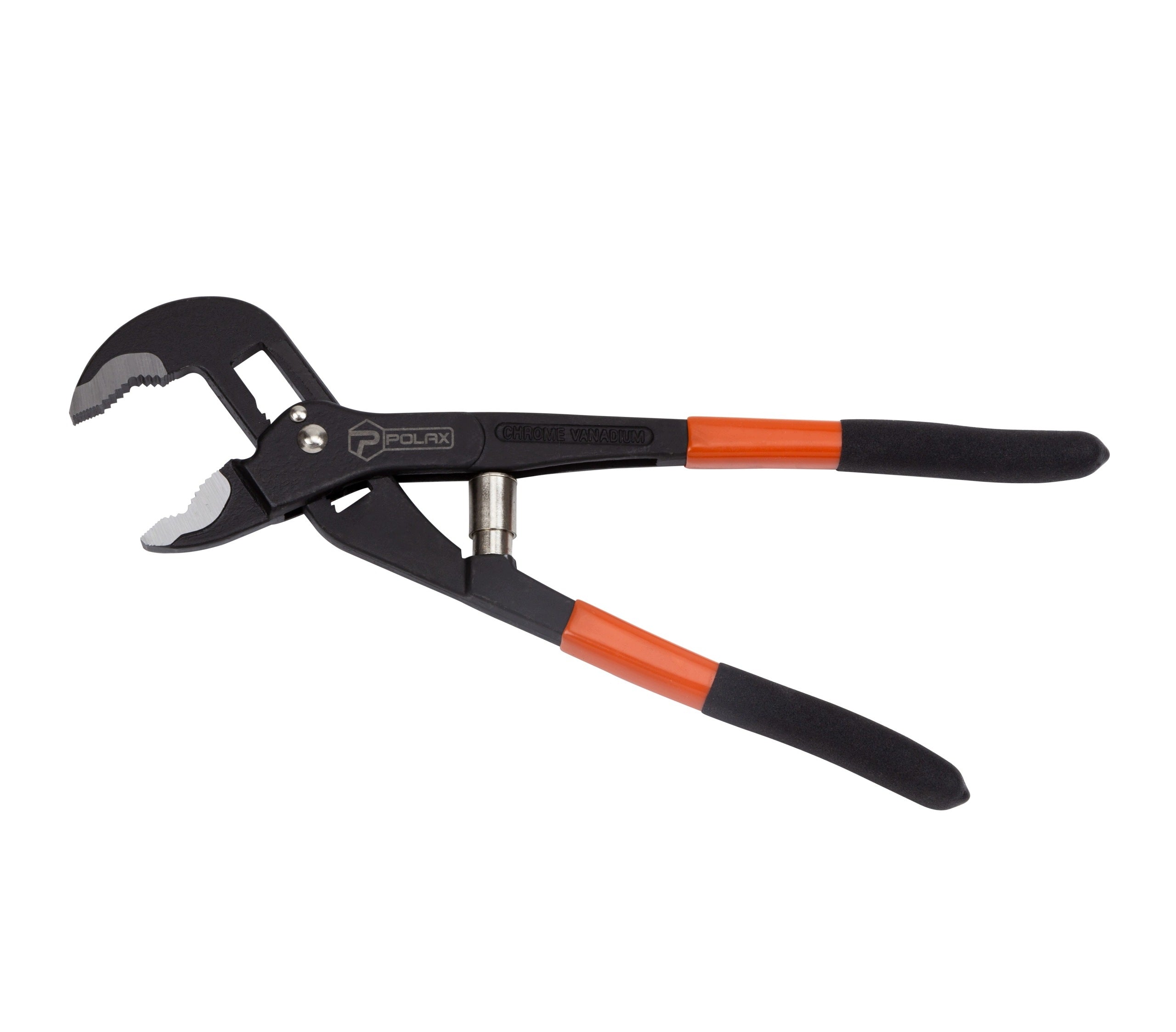 Pipe Wrench Adjustable with Spring Self-Clamping Frog 250 mm Polax Manufacturer code 44-013