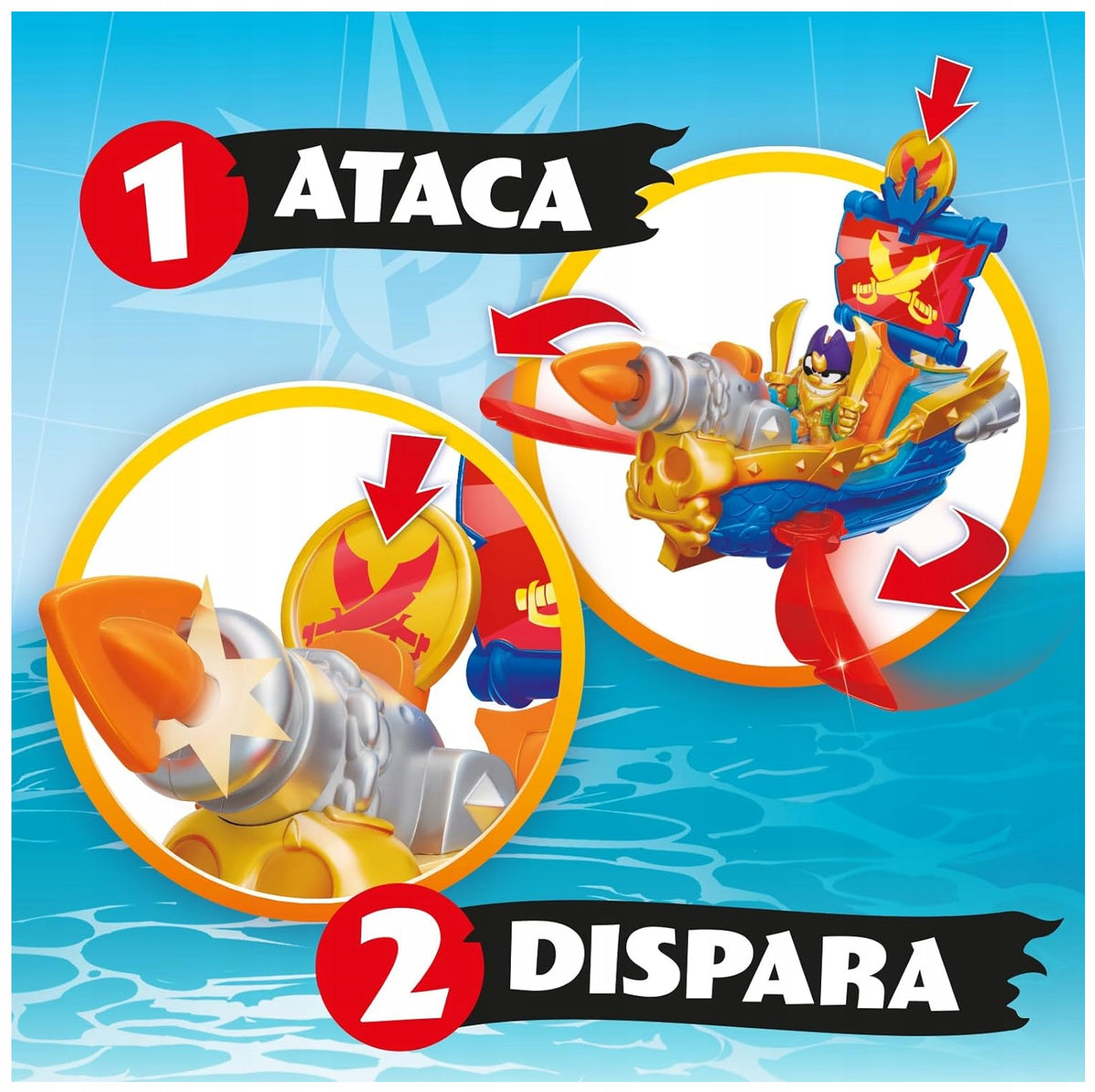Pirateix Pirate Ship Pirate Skull Blade Set + Figurine Magicbox Manufacturer code PPXSP116IN71