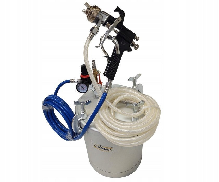 Pistol paint sprayer pressure vessel 8L Batteries included no
