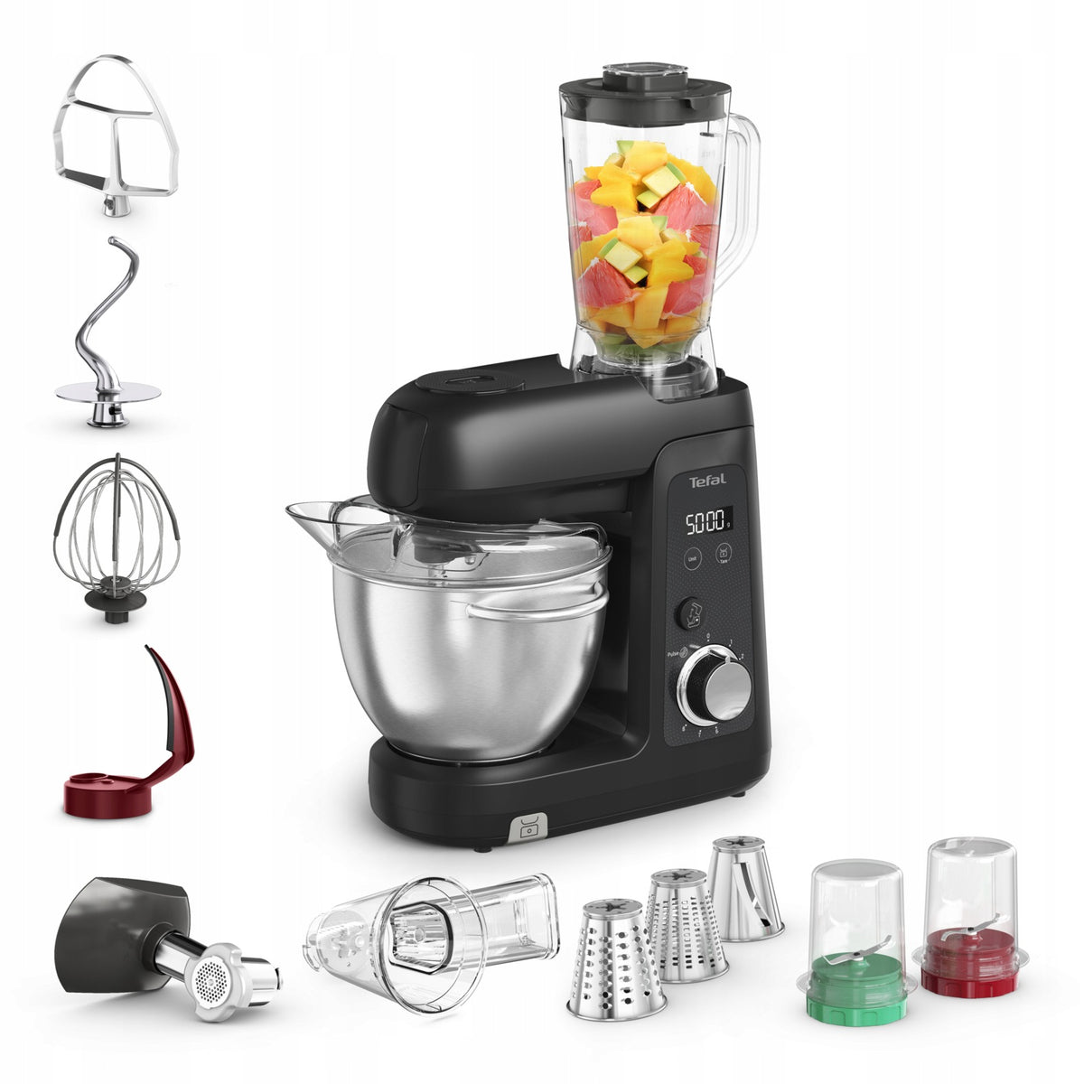 Planetary Food Processor TEFAL Bake Partner+ QB5458F0 1100 W 4,6L