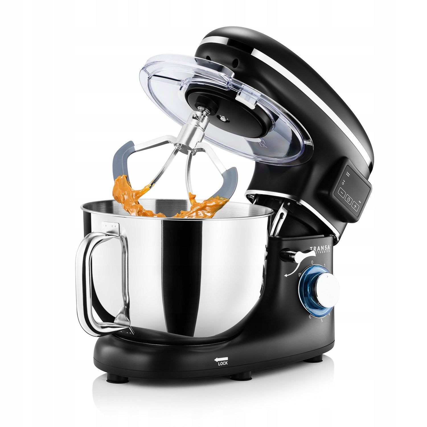Planetary Robot Heated Kitchen Bowl Black BOWL 6L LARGE POWER 3000W Dominant color black