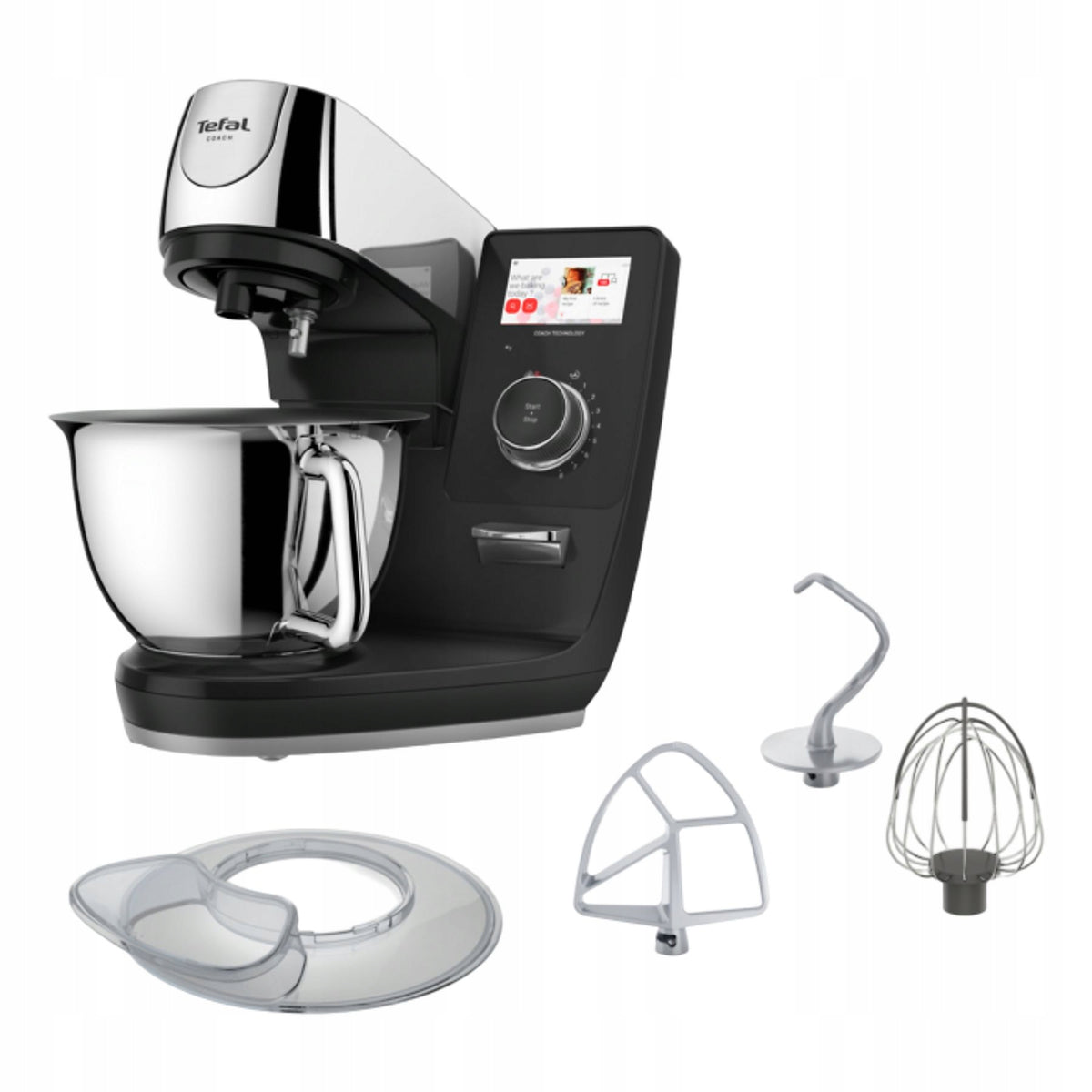 Planetary Robot Tefal Coach Touch QB960D 1200W Weight Bowl with Cover 5,5L Manufacturer code QB960D