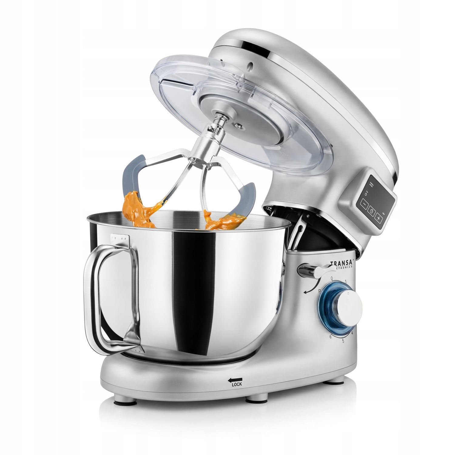 Planetary Robot with Heated Kitchen Bowl Silver BOWL 6L LARGE POWER 3000W Dominant color silver/gray