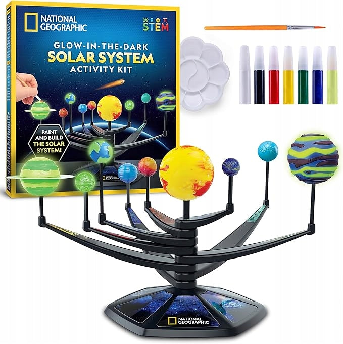 Planets Space Toy Creative GLOW-IN-THE-DARK SOLAR SYSTEM