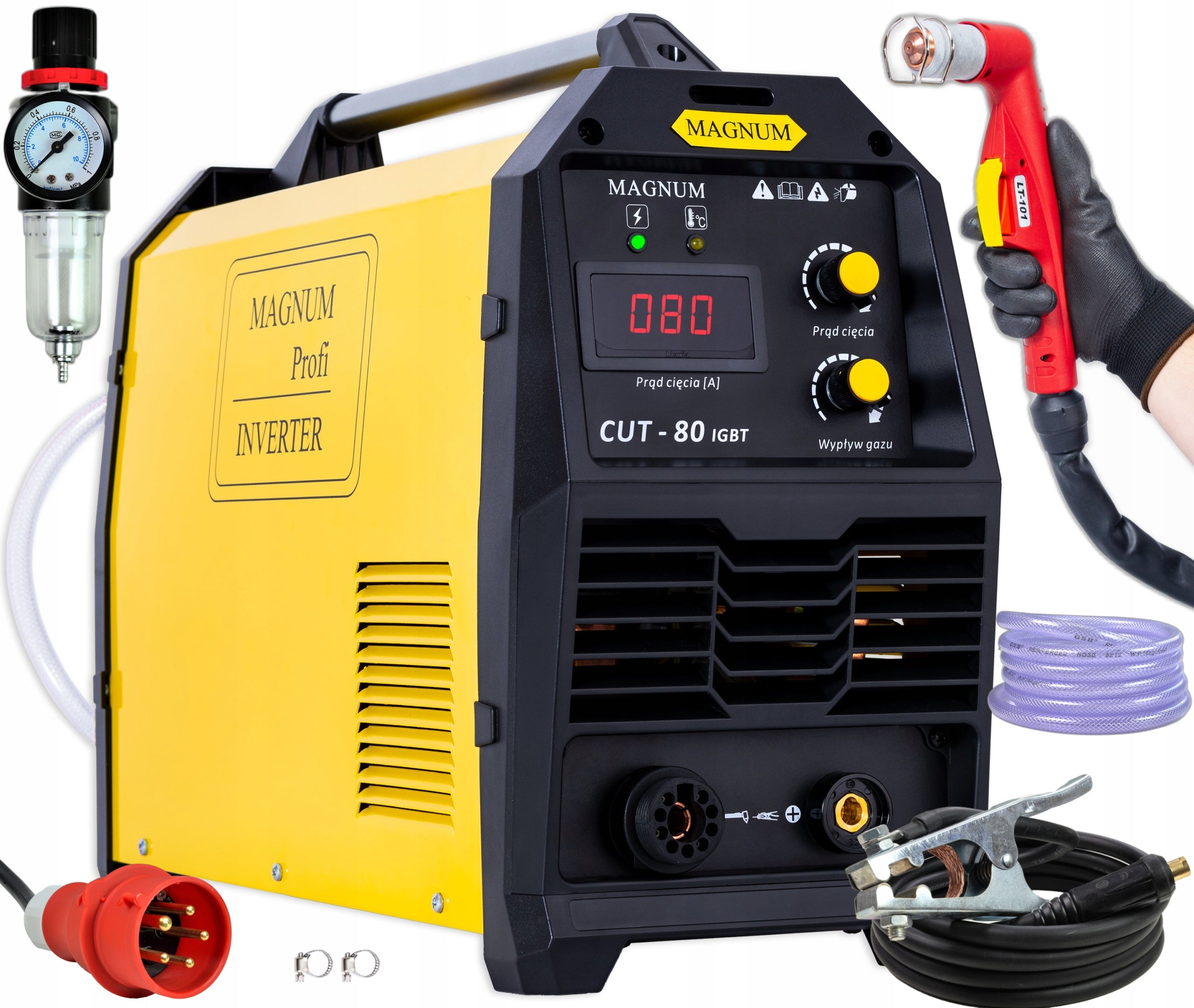 Plasma cutter MAGNUM CUT 80 IGBT 70A HF A-101 400V