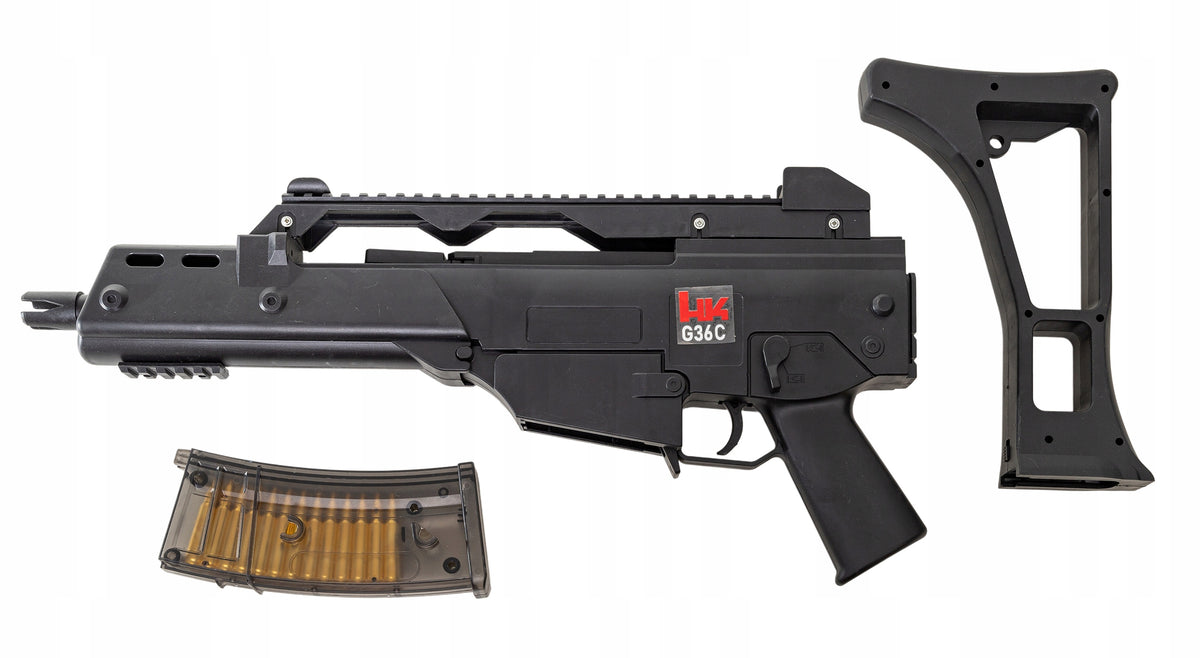 Plastic Ball Rifle HK G36, Replica + 500 Balls Color black