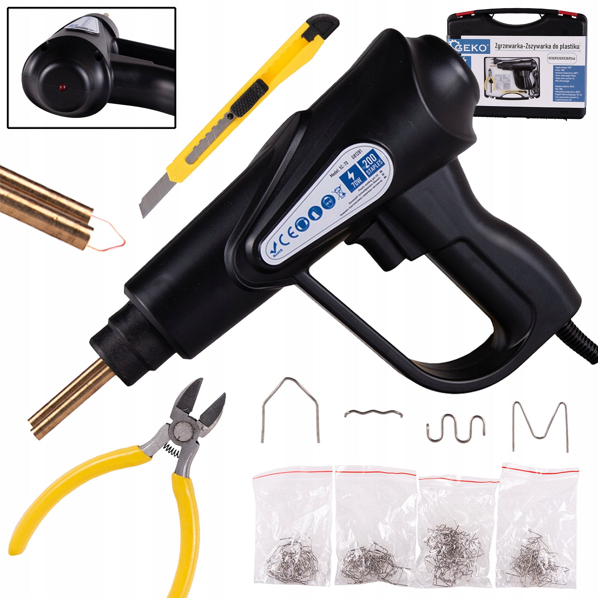 Plastic Stapler 70W 200 Staples (20)