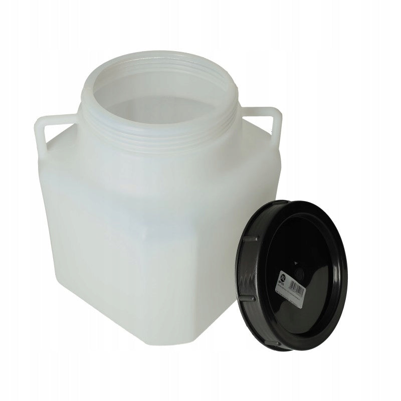 Plastic barrel 10L with lid square ATEST Manufacturer code BP103