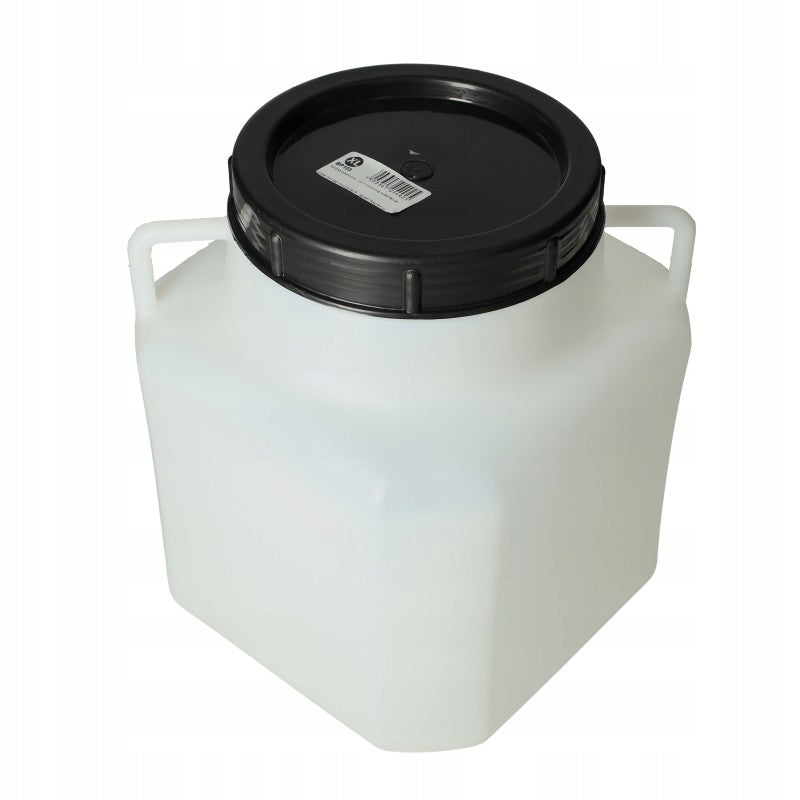 Plastic barrel 10L with lid square ATEST
