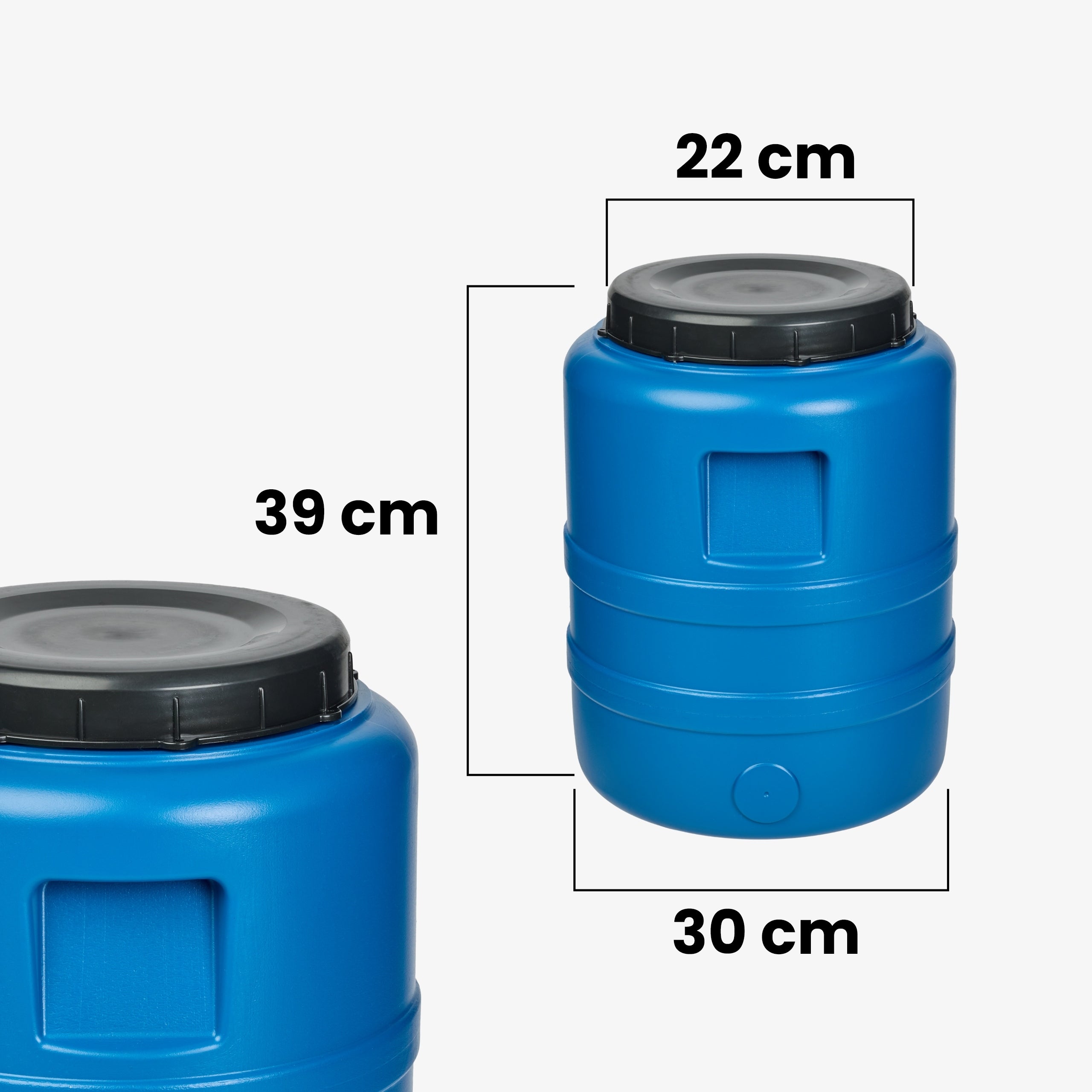 Plastic barrel 20L for pickling cabbage cucumbers screwed HDPE Garronda Brand Garronda
