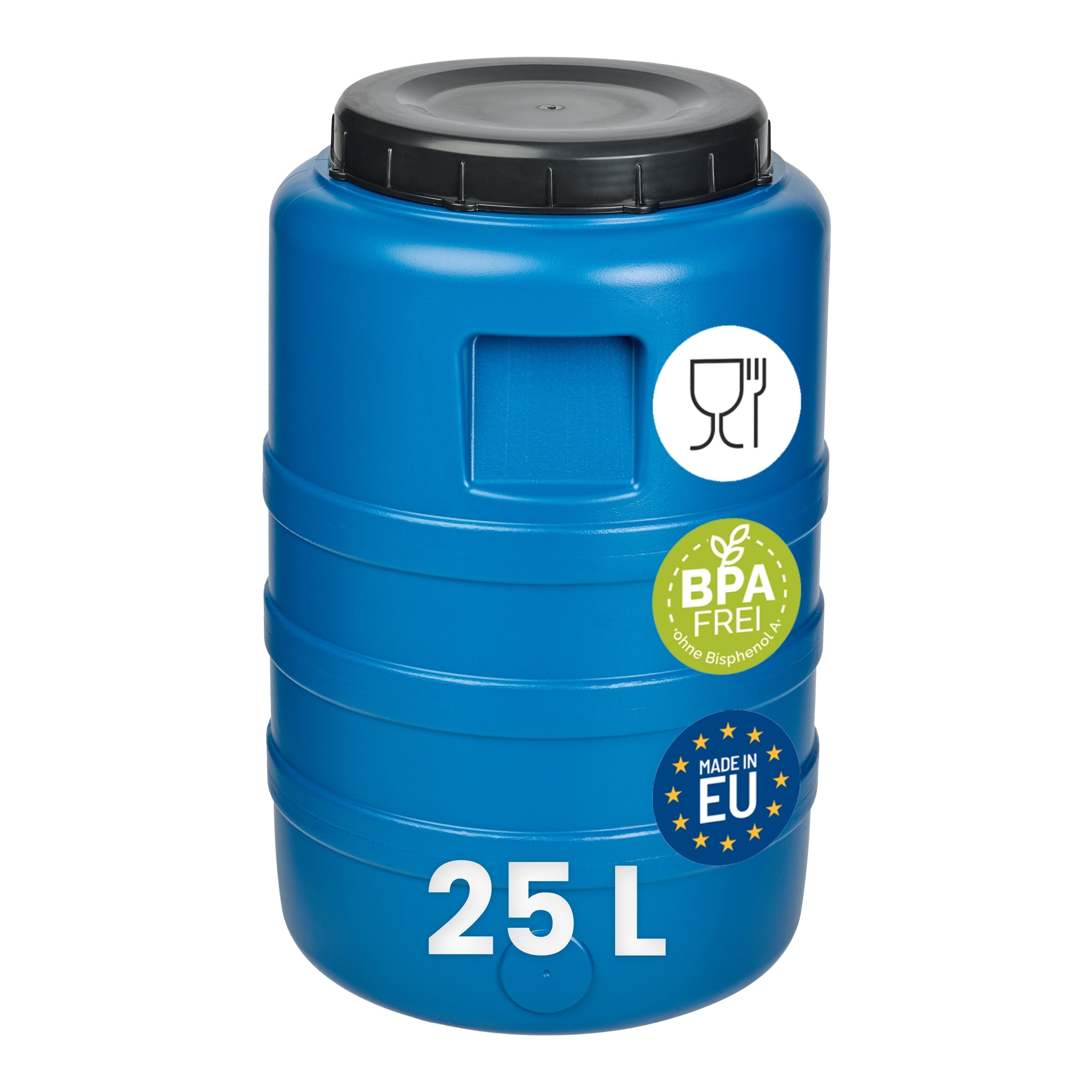 Plastic barrel 25L for pickling cabbage cucumbers screwed HDPE Garronda