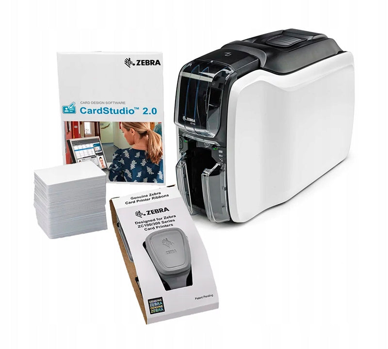 Plastic card printer Zebra ZC100 Set PN ZC11-0000Q00EM00