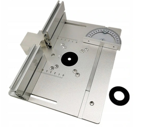 Plate for milling machine Kraft&Dele aluminium 230 x 200 x 5 mm