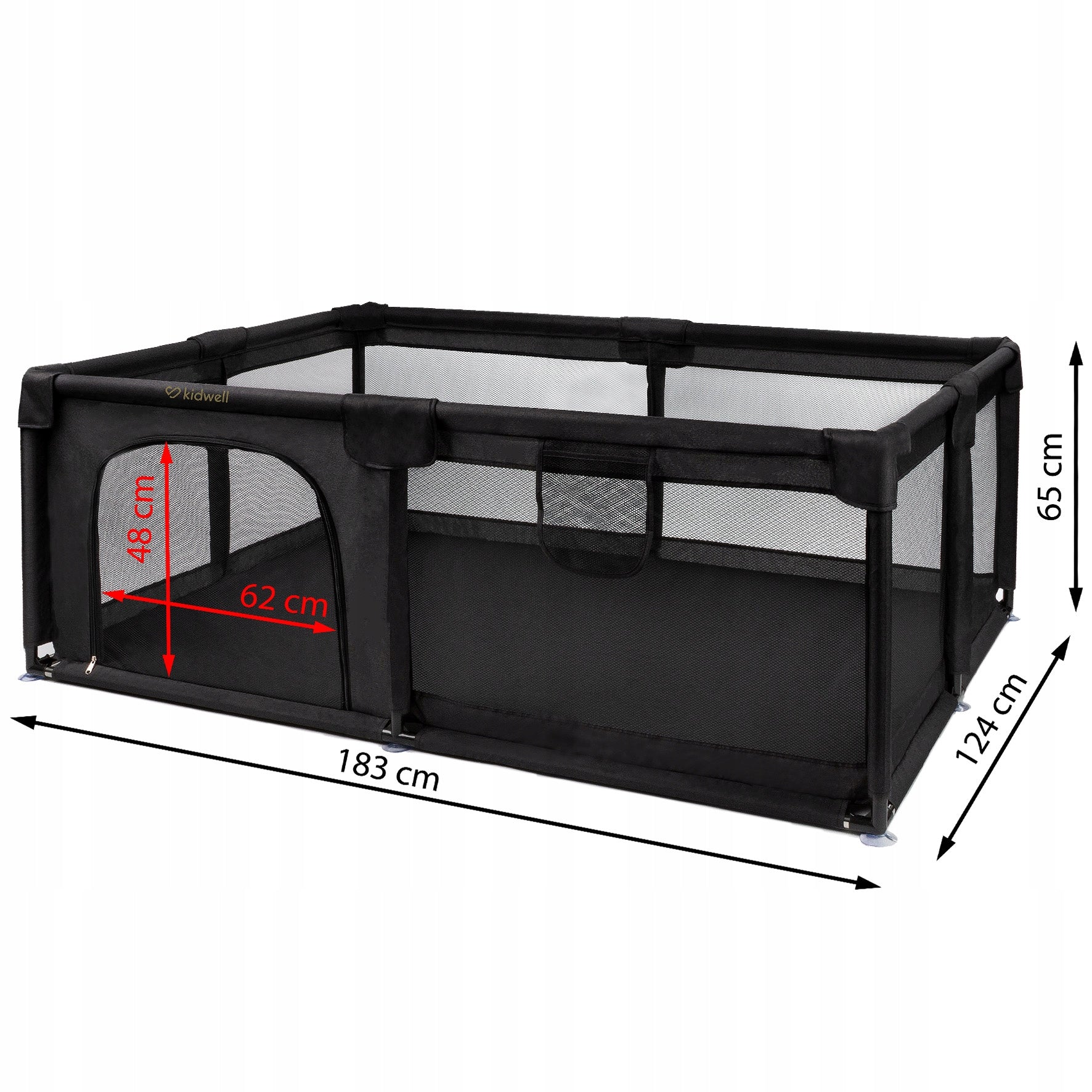 Playpen FANKO Black 120x180