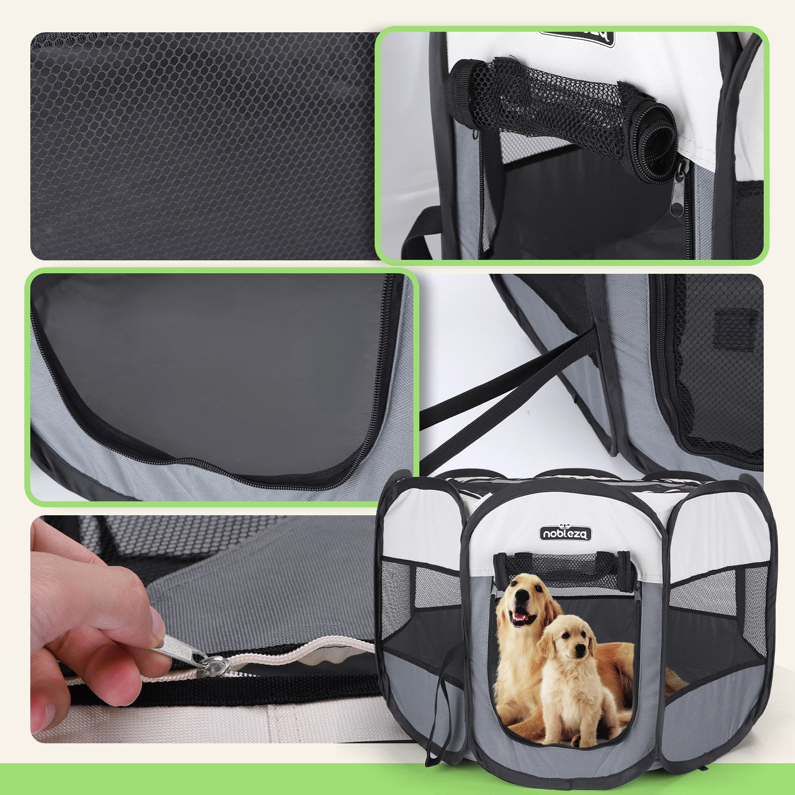 Playpen Large Portable Folding For Dog Cat Animal Bed 125X125X58 cm Manufacturer code B40703A32