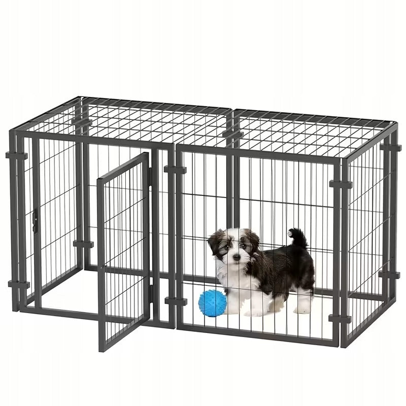 Playpen Rabbit Dog Cage Cat Puppies Home Modular Metal Catwalk Packaging status original