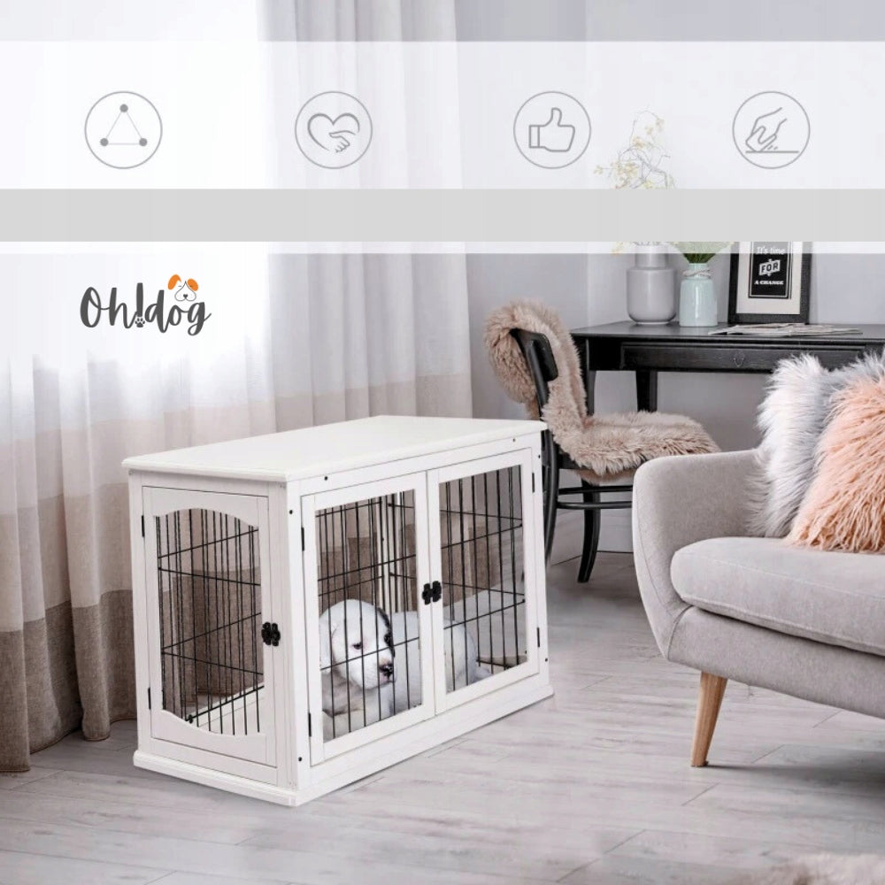 Playpen for Dog Cage for Home L Wooden Oh!Dog Buda 80x58x66.5cm Cabinet EAN (GTIN) 5907512635841