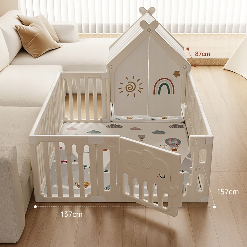 Playpen for a child ELEPHANT + HOUSE CUTE children square toys Brand Sklep K4