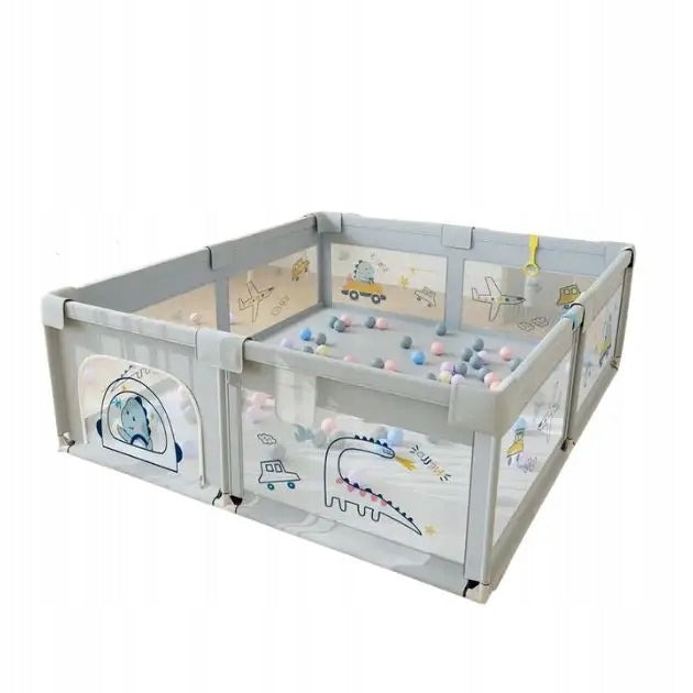 Playpen for children 180x150 cm + balls dry pool square toys