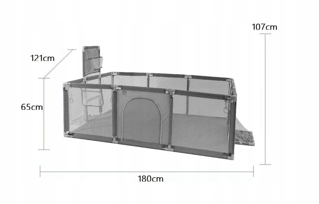 Playpen for children dry pool balls RECTANGLE I157 Manufacturer code I157