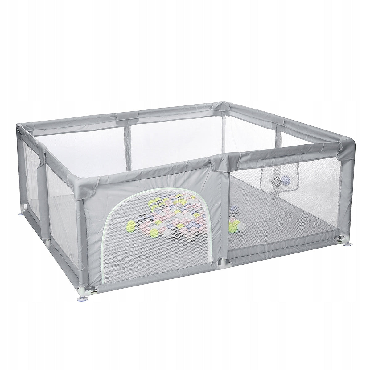 Playpen for children, square toys 150x150 cm, safe, OXFORD material