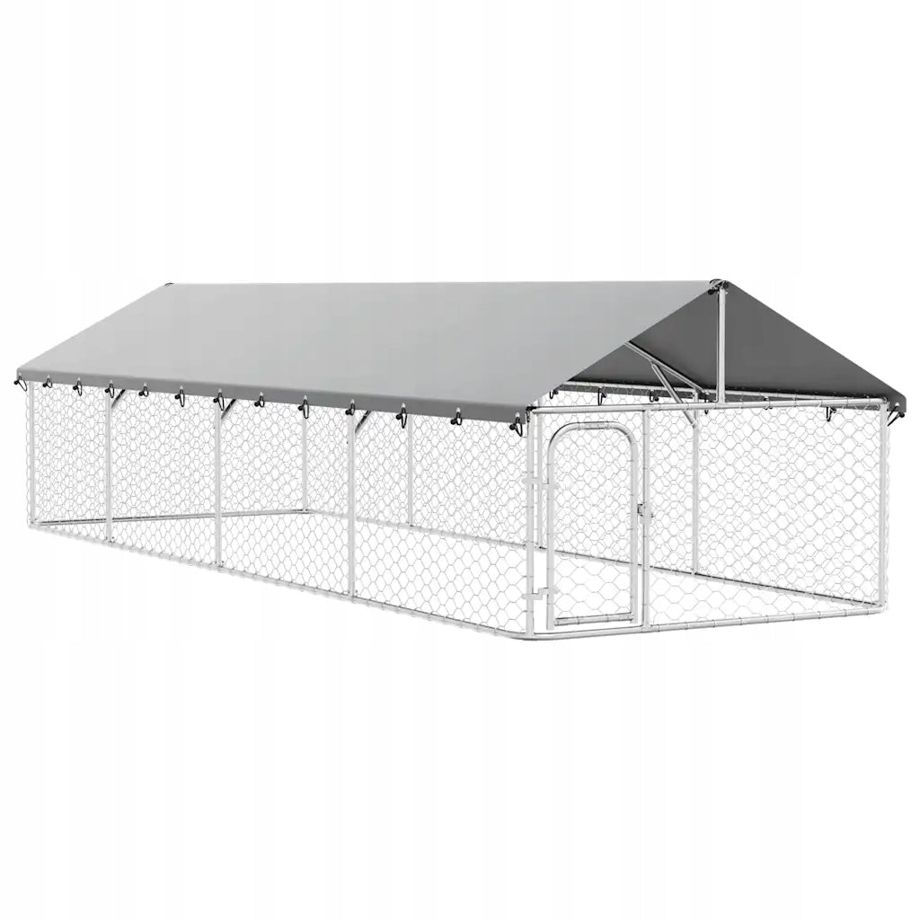 Playpen for dog with roof, 600 x 200 x 150 cm