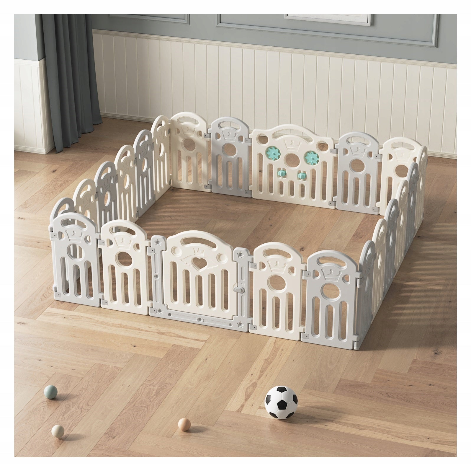 Playpen modular homestead for children swimming pool for balls MEGA LARGE Brand Sklep K4