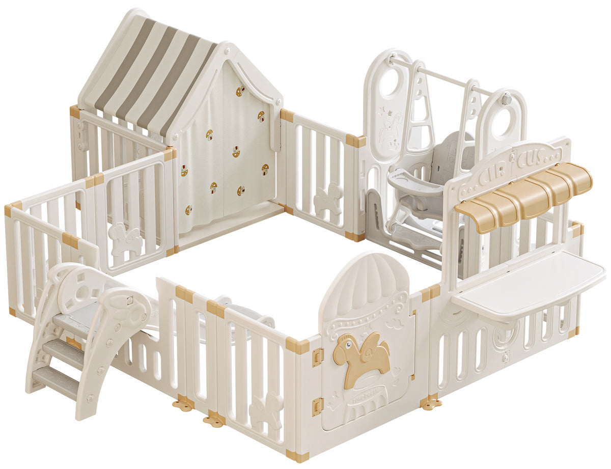 Playpen slide house swing for home garden SET Product width 180 cm