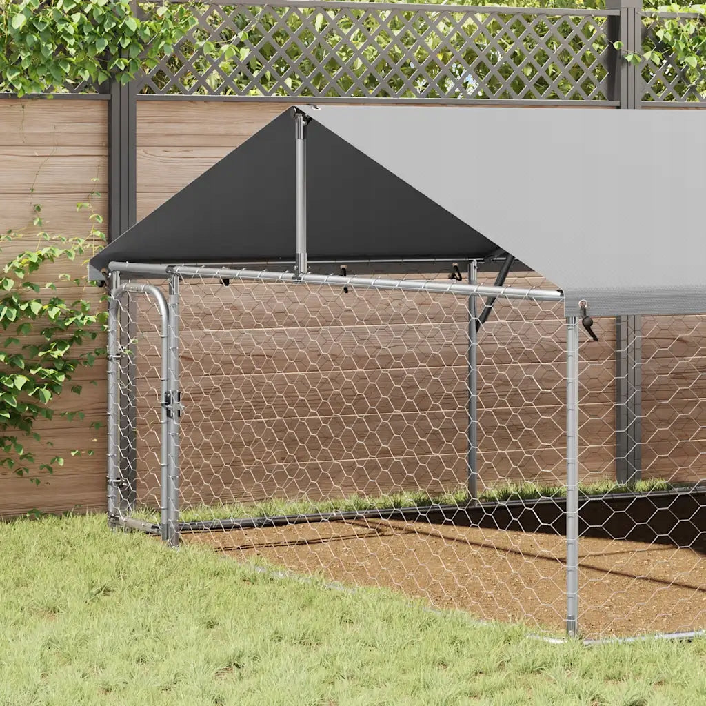 Playpen with canopy for dog, 600x300x150 cm Brand VidaXL