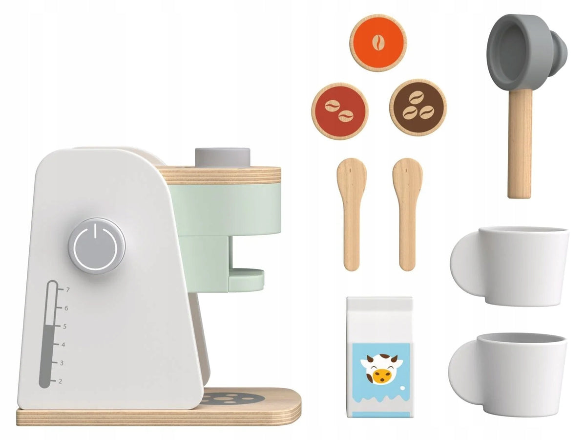 Playtive wooden coffee maker for kids to play with + accessories Manufacturer code 460470