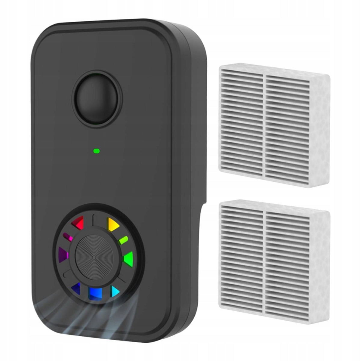 Plug in Negative Ion Air Purifier Removes Dust Smoke Dander Air Maker Black