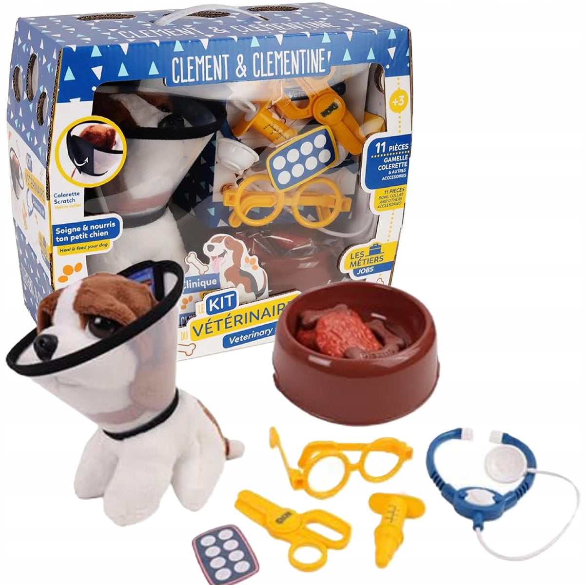 Plush Dog Veterinarian Fun Treatment Kit Veterinarian GIFT