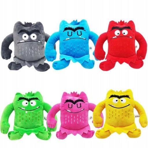 Plush Monsters Color Emotions - Set of 6