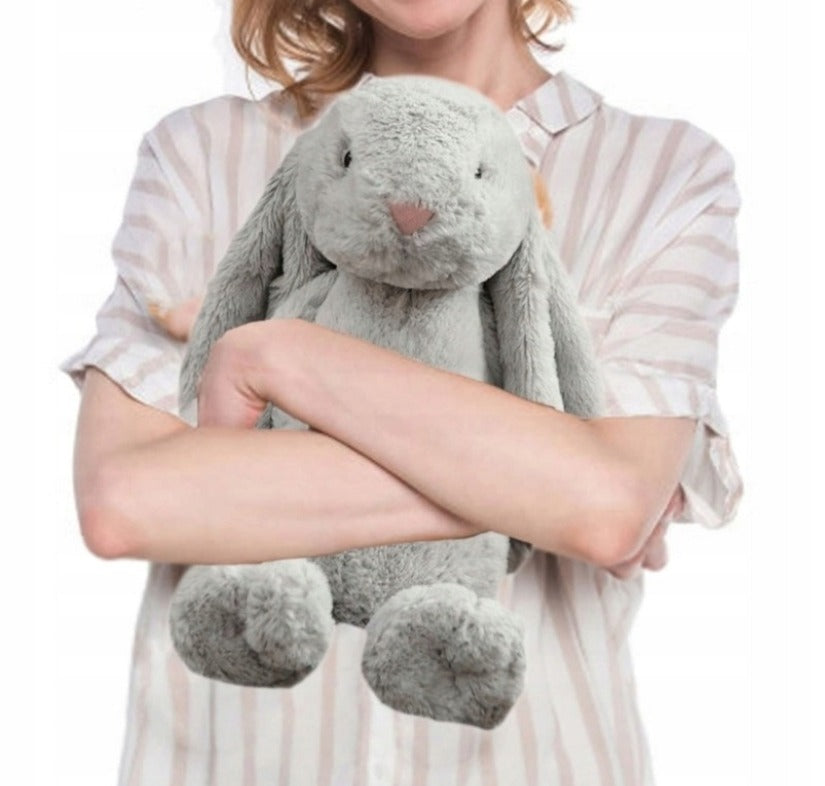 Plush Rabbit 45 cm – Large Plush Toy Hugging Pillow Plush Manufacturer code Pluszowy Królik 45 cm