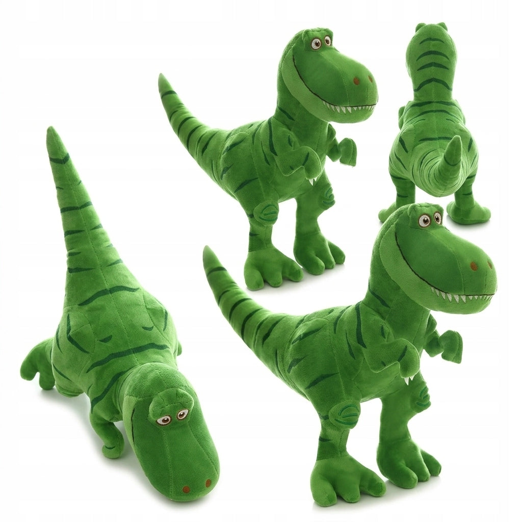Plush Toy Dinosaur T-Rex 40cm Green With Belts Smiling For Children Toy Packaging status original