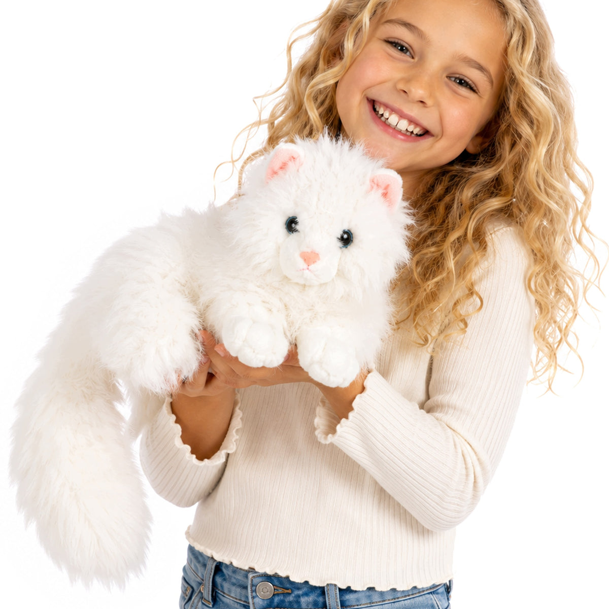 Plush Toy Plush Cat Sitting ROYAL CAT 50cm Fluffy White Manufacturer code 5803-2