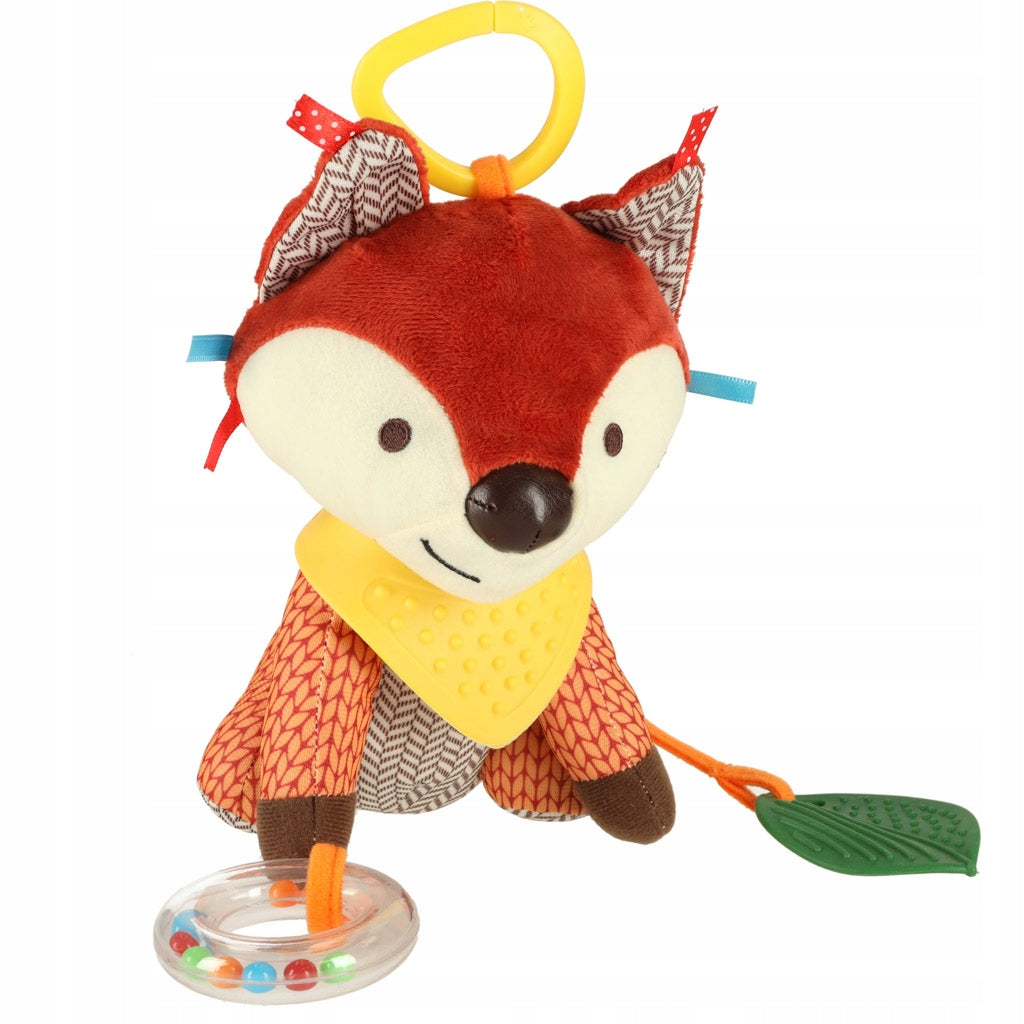 Plush Toy Stroller Pendant Fox Sensory Toy for Baby Brand KIK