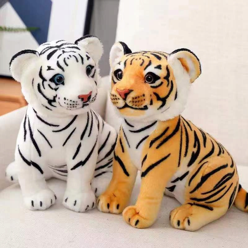 Plush Toy Tiger XXL Large Plush Soft Hugging for Kids Toy Manufacturer code biały tygrysek 30 cm + ogon 20 cm