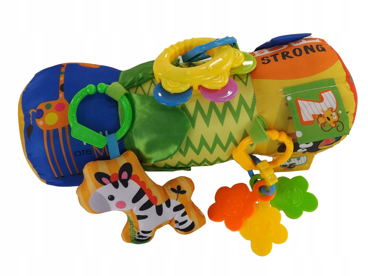 Plush rattle roller learning to crawl 023-55Z Packaging status original