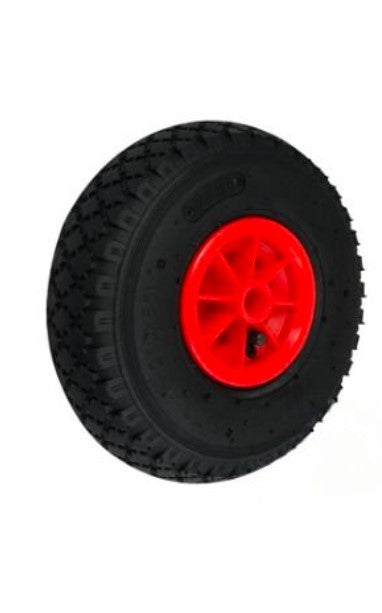 Pneumatic pumped wheel fi. 260 mm, plain bearing, ankle tire.