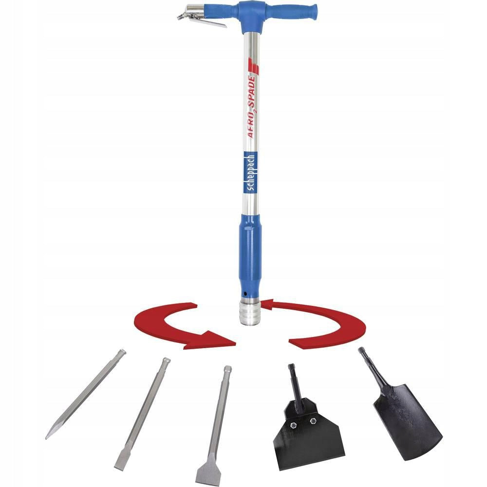 Pneumatic spade Scheppach Aero2Spade 6.3 bar Product weight with unit packaging 11.6 kg