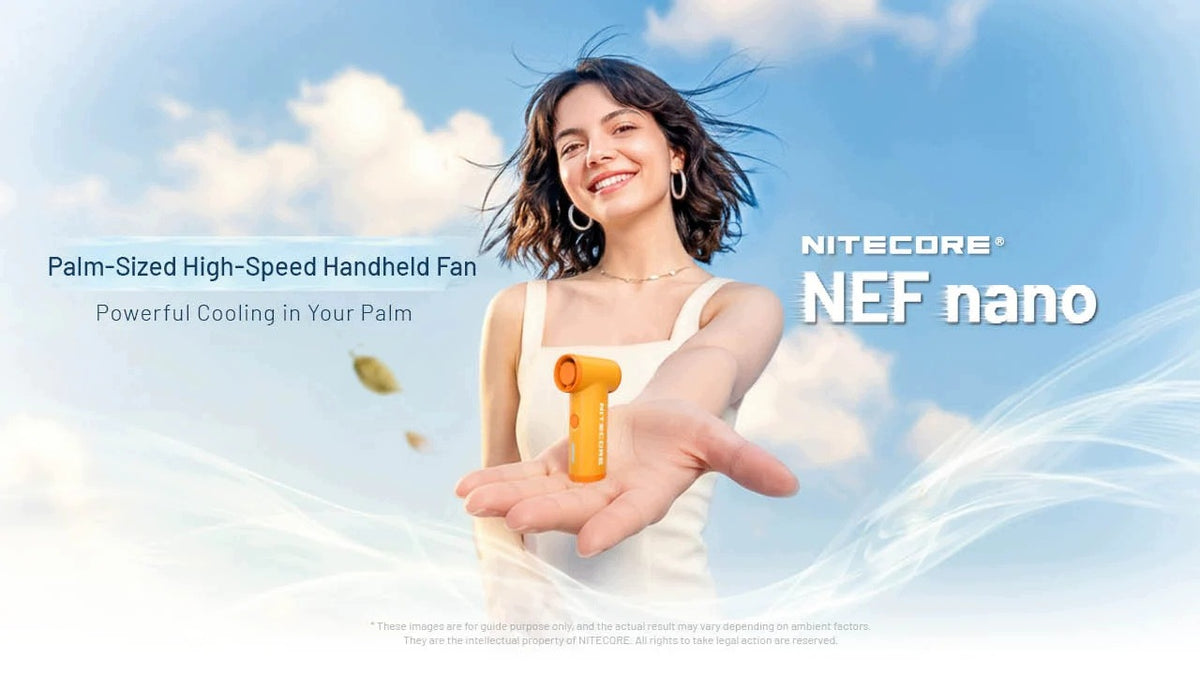Pocket fan Nitecore NEF Nano White Manufacturer code NEF Nano White