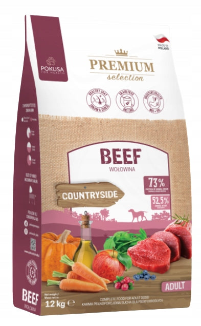 Pokusa Premium Selection Beef Adult 12 kg