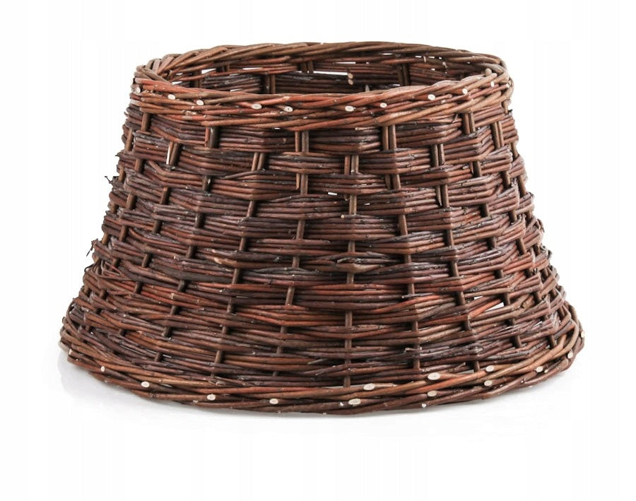 Poland WICKER COVER FOR CHRISTMAS TREE STAND BROWN 35/50x30 cm