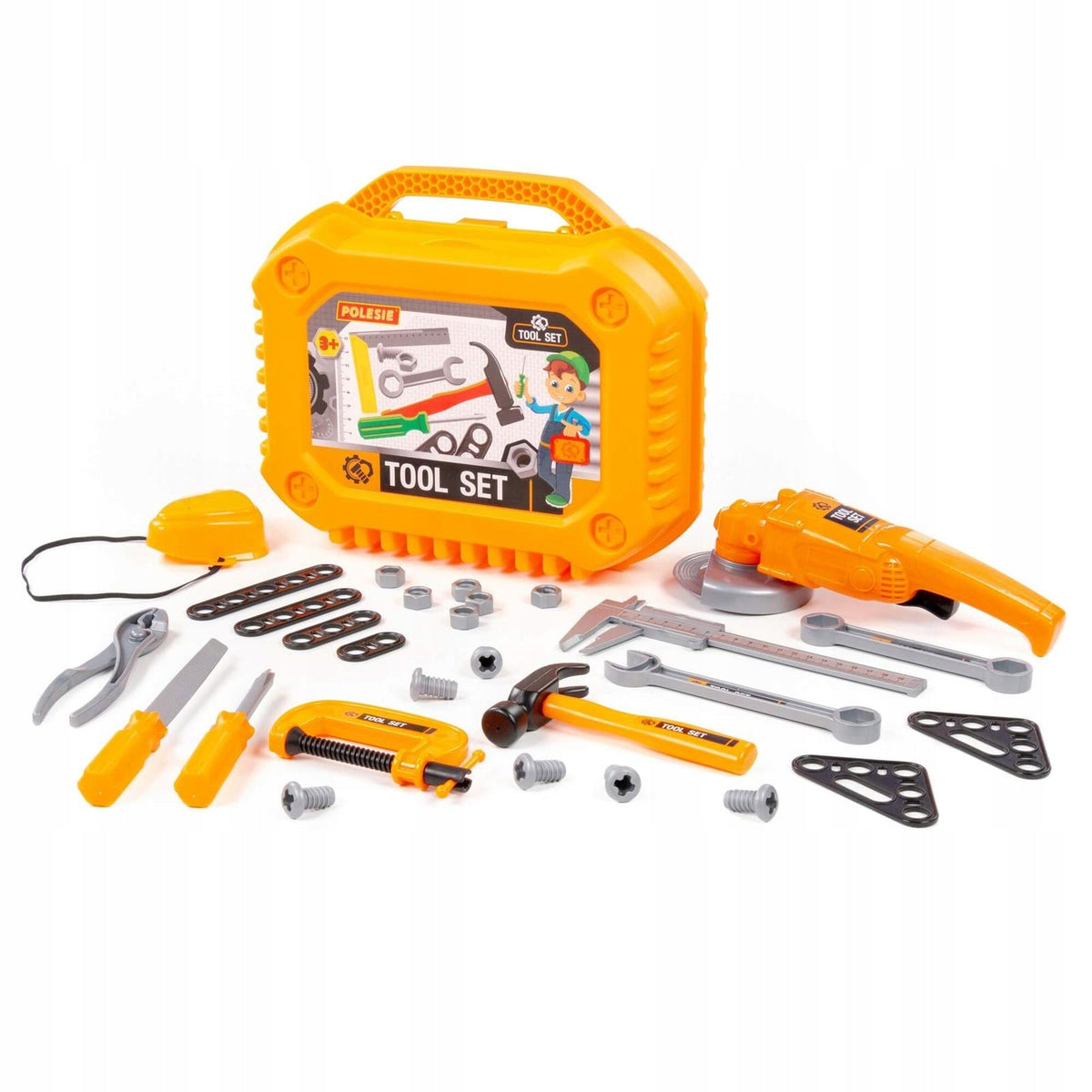 Polesie - Wader Orange Tool Set in case 30 elements 89458 Color orange