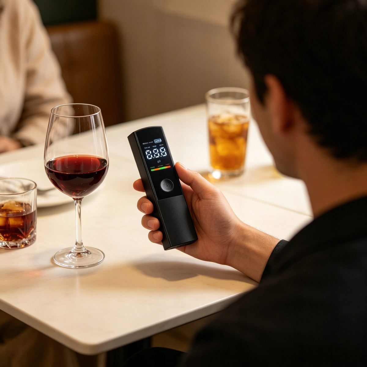 Police Breathalyzer Mouthless Professional Without Mouthpiece USB-C Rechargeable Manufacturer code QG24