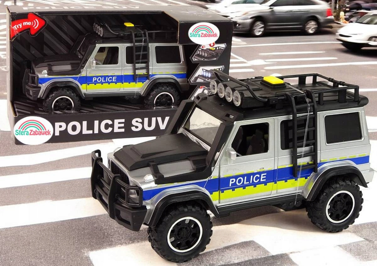 Police Car Auto Off-Road Police 1:14 Wheel Drive Rubber Police Car Brand Sferazabawek