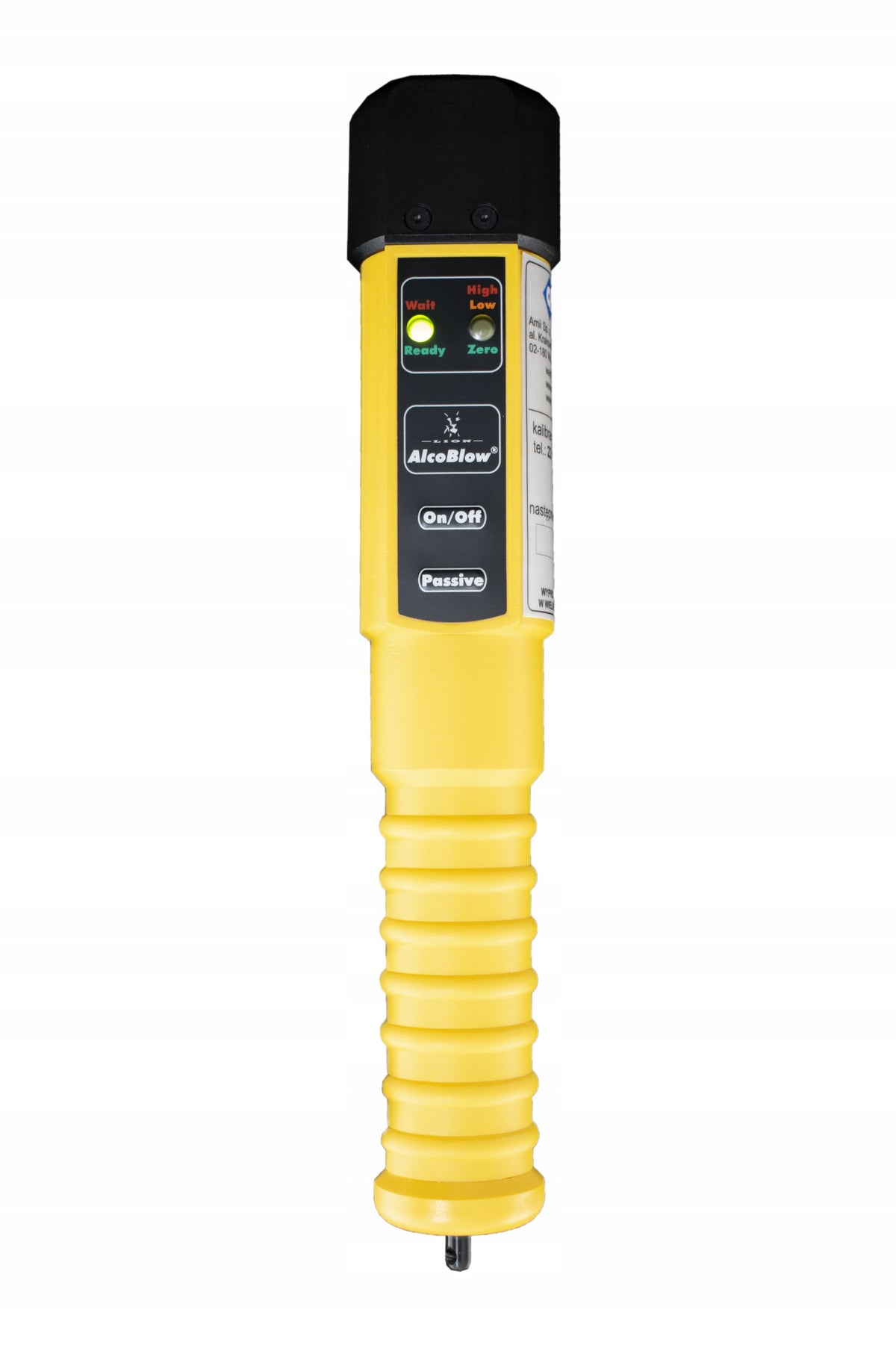 Police breathalyzer AlcoBlow for companies LEDs Manufacturer code Alcoblow